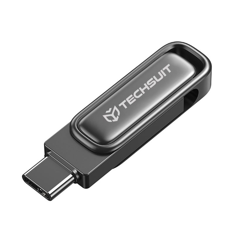 PC, gaming si accesorii - Periferice PC - Memorii USB - Stick de Memorie 256GB, 25M/s, 100M/s - Techsuit THSM34 (THSM349256) - Tarnish - Infinity.ro