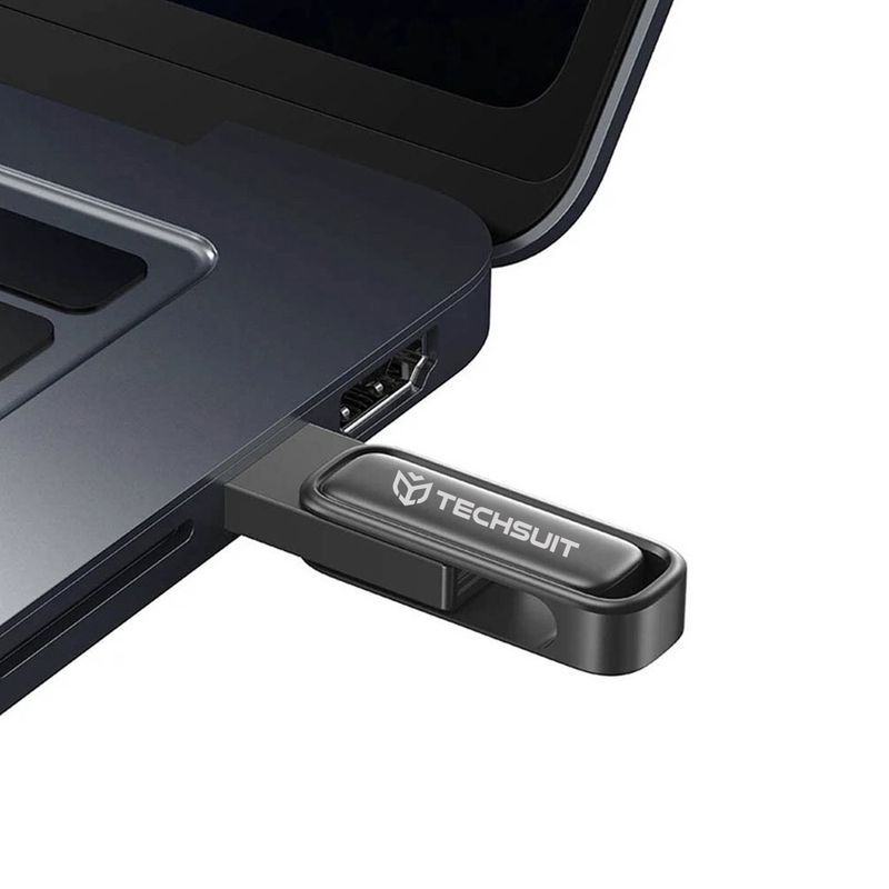 PC, gaming si accesorii - Periferice PC - Memorii USB - Stick de Memorie 64GB, 80M/s - Techsuit THSM33 (THSM33264) - Tarnish - Infinity.ro