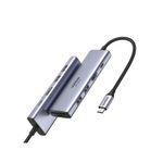 PC, gaming si accesorii - Retelistica - Hub-uri - Hub USB-C la Type-C, 2x USB, HDMI, TF, SD Card - UVerde (60384) - Gri - Infinity.ro