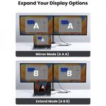 PC, gaming si accesorii - Retelistica - Hub-uri - Hub USB-C la Type-C, 3x USB, HDMI, RJ45, Jack 3.5mm, VGA, TF, SD Card - UVerde (15601) - Gri - Infinity.ro