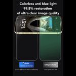 Laptop, Telefoane si Tablete - Telefoane mobile si accesorii - Accesorii Telefoane - Folii protectie telefoane - Folie pentru iPhone 14 Pro - ANANK 2.5D Anti-Albastru Light Screen Protector - Negru - Infinity.ro