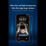 Laptop, Telefoane si Tablete - Telefoane mobile si accesorii - Accesorii Telefoane - Folii protectie telefoane - Folie pentru iPhone 15 Pro Max - ANANK 2.5D Anti-Albastru Light Screen Protector - Negru - Infinity.ro