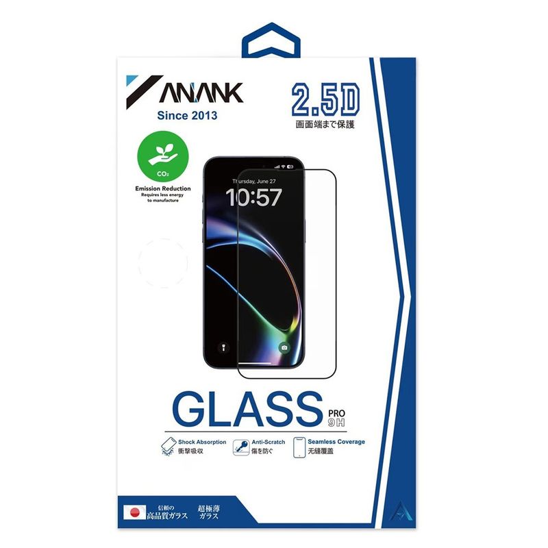 Laptop, Telefoane si Tablete - Telefoane mobile si accesorii - Accesorii Telefoane - Folii protectie telefoane - Folie pentru iPhone 16 (set 10) - ANANK 2.5D 1X Reinpentruced Full Glass Screen Protector - Negru - Infinity.ro