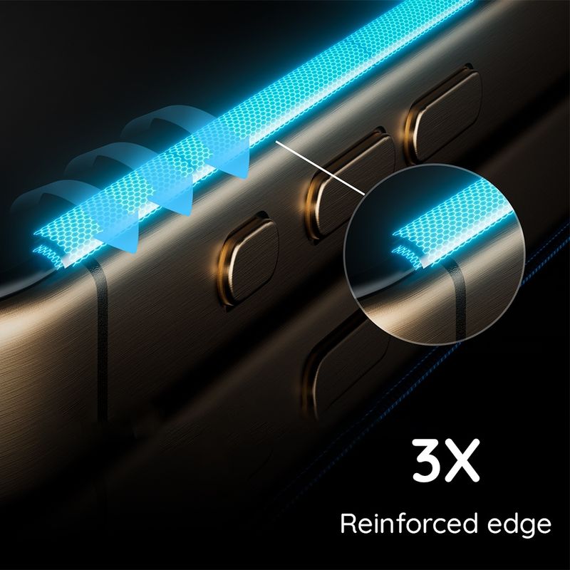 Laptop, Telefoane si Tablete - Telefoane mobile si accesorii - Accesorii Telefoane - Folii protectie telefoane - Folie pentru iPhone 15 - ANANK 2.5D Reinpentruced Edge Screen Protector - Negru - Infinity.ro