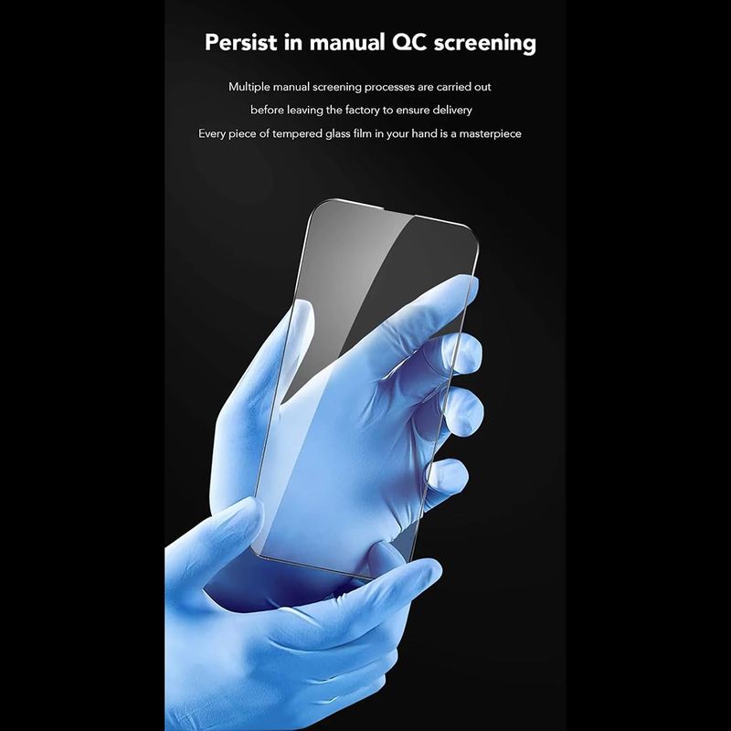 Laptop, Telefoane si Tablete - Telefoane mobile si accesorii - Accesorii Telefoane - Folii protectie telefoane - Folie pentru iPhone 16 Pro Max - ANANK 2.5D 1X Reinpentruced Anti-fingerprint Screen Protector - Negru - Infinity.ro