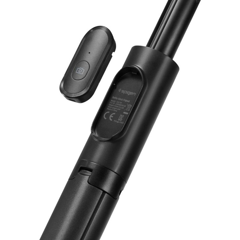 Laptop, Telefoane si Tablete - Telefoane mobile si accesorii - Accesorii Telefoane - Selfie stick-uri - Selfie Stick Albastrutooth cu Telecomanda- Spigen (S541W) - Negru - Infinity.ro