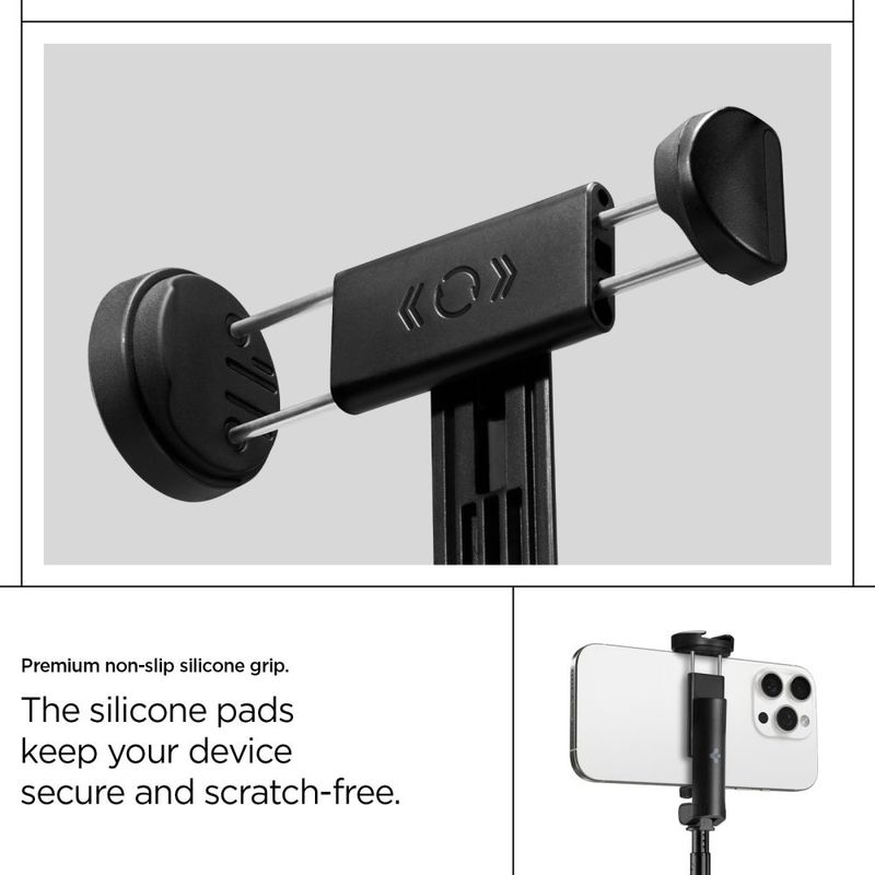 Laptop, Telefoane si Tablete - Telefoane mobile si accesorii - Accesorii Telefoane - Selfie stick-uri - Selfie Stick Albastrutooth cu Telecomanda- Spigen (S541W) - Negru - Infinity.ro