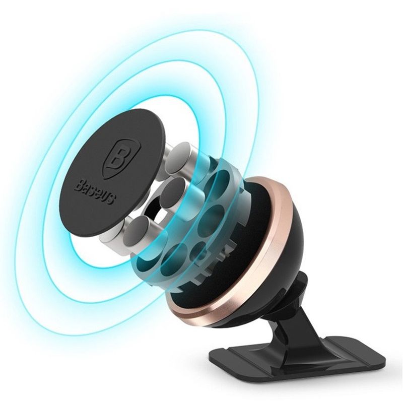 Laptop, Telefoane si Tablete - Telefoane mobile si accesorii - Accesorii Telefoane - Suport si docking telefoane - Suport Auto Magnetic - Baseus (SUCX140012) - Negru Argintiu - Infinity.ro