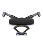 Laptop, Telefoane si Tablete - Telefoane mobile si accesorii - Accesorii Telefoane - Suport si docking telefoane - Suport Masina cu Brate Retractabile, Finish Premium - Baseus (SUCX140012) - Negru Argintiu - Infinity.ro