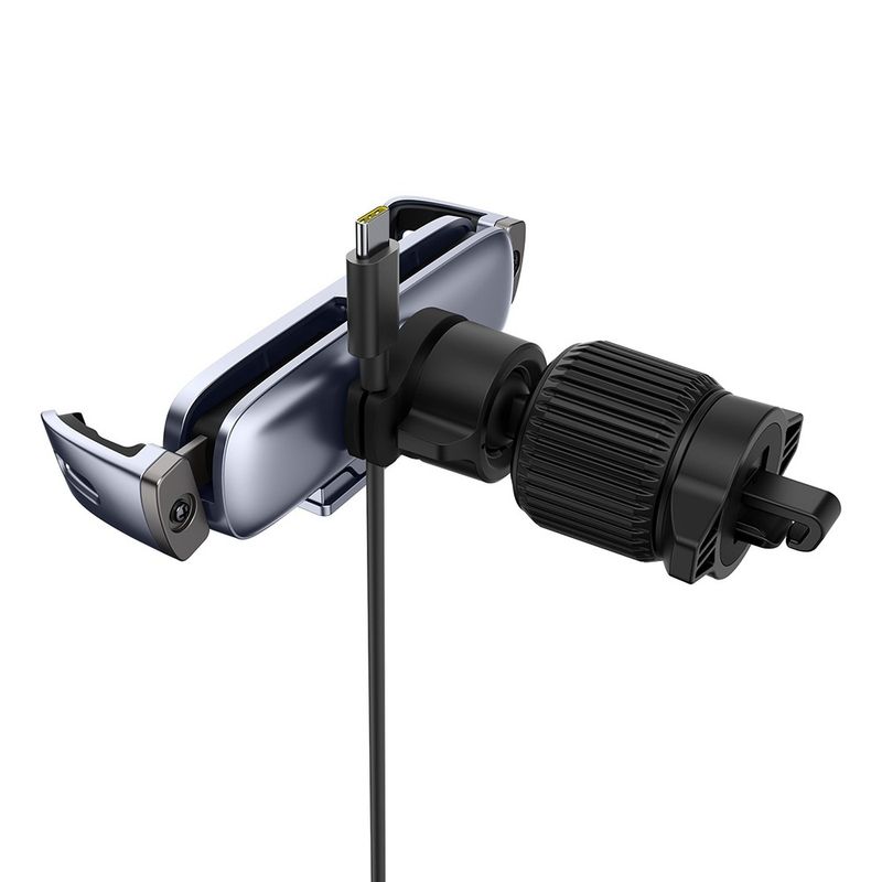 Laptop, Telefoane si Tablete - Telefoane mobile si accesorii - Accesorii Telefoane - Suport si docking telefoane - Suport Masina cu Brate Retractabile, Finish Premium - Baseus (SUCX140012) - Negru Argintiu - Infinity.ro