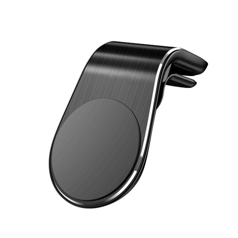 Laptop, Telefoane si Tablete - Telefoane mobile si accesorii - Accesorii Telefoane - Suport si docking telefoane - Suport Auto Magnetic pentru Telefon cu Prindere in Grila de Ventilatie - Techsuit AirGrip (S7) - Negru / Argintiu - Infinity.ro