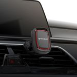 Laptop, Telefoane si Tablete - Telefoane mobile si accesorii - Accesorii Telefoane - Suport si docking telefoane - Suport Auto Magnetic pentru Grila de Ventilatie cu Placute Metalice - Techsuit MagGrip (S5) - Negru/Rosu - Infinity.ro
