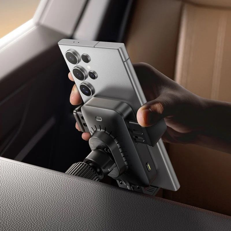 Laptop, Telefoane si Tablete - Telefoane mobile si accesorii - Accesorii Telefoane - Suport si docking telefoane - Suport de Telefon cu Incarcare Wireless, 15W, LED - Baseus Wisdom Pro (C40381501123-00) - Negru - Infinity.ro