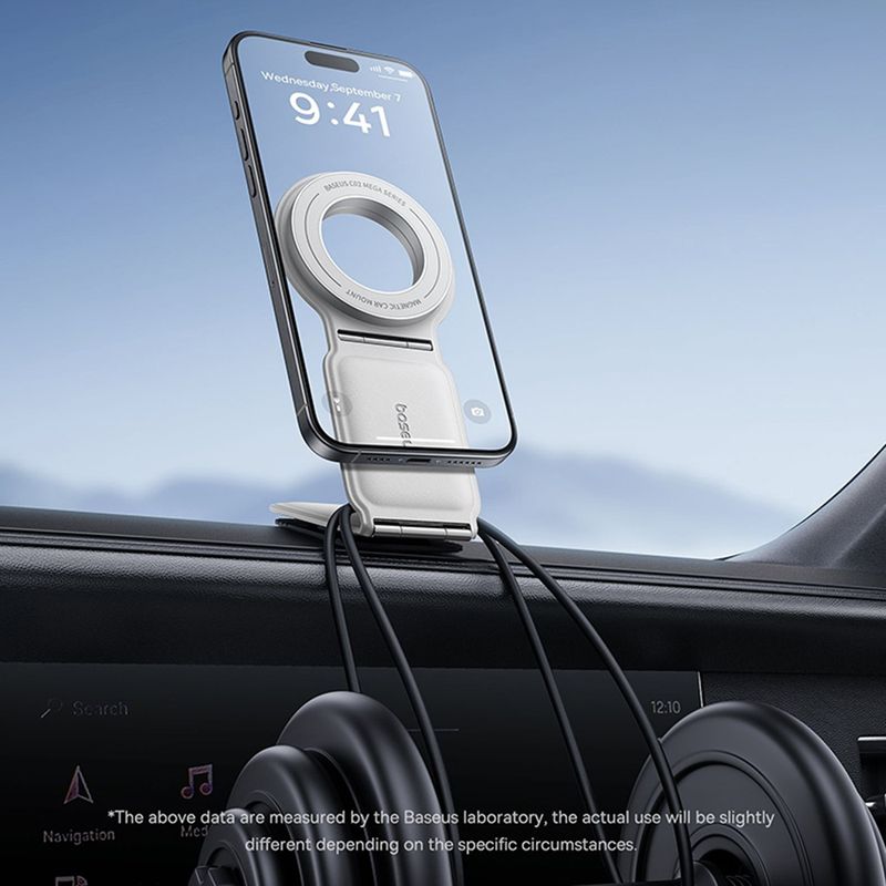 Laptop, Telefoane si Tablete - Telefoane mobile si accesorii - Accesorii Telefoane - Suport si docking telefoane - Suport Auto pentru Telefon, Magnetic, 25N, Rotire 360° - Baseus PrimeTrip Series C02 (C40169002113-00) - Cluster Negru - Infinity.ro