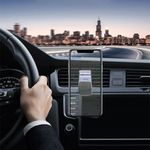 Laptop, Telefoane si Tablete - Telefoane mobile si accesorii - Accesorii Telefoane - Suport si docking telefoane - Suport Auto Magnetic Grila Ventilatie - UVerde Waterfall (80712B) - Argintiu - Infinity.ro