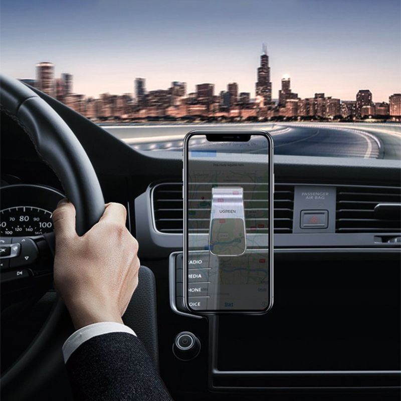 Laptop, Telefoane si Tablete - Telefoane mobile si accesorii - Accesorii Telefoane - Suport si docking telefoane - Suport Auto Magnetic Grila Ventilatie - UVerde Waterfall (80712B) - Argintiu - Infinity.ro