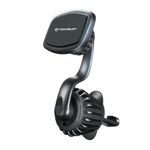 Laptop, Telefoane si Tablete - Telefoane mobile si accesorii - Accesorii Telefoane - Suport si docking telefoane - Suport Grila Ventilatie pentru Telefon, Magnet N52, Rotatie 360° + 2 Placute Metalice - Techsuit AirFix (S3) - Negru - Infinity.ro