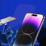 Laptop, Telefoane si Tablete - Telefoane mobile si accesorii - Accesorii Telefoane - Folii protectie telefoane - Folie pentru iPhone 15 Pro cu Aplicator Pro - Albastruo Sapphire Screen Protector - Negru - Infinity.ro