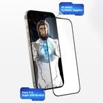 Laptop, Telefoane si Tablete - Telefoane mobile si accesorii - Accesorii Telefoane - Folii protectie telefoane - Folie pentru iPhone 16 Pro Max cu Aplicator Pro - Albastruo Sapphire Screen Protector - Negru - Infinity.ro