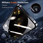 Laptop, Telefoane si Tablete - Telefoane mobile si accesorii - Accesorii Telefoane - Folii protectie telefoane - Folie pentru iPhone 14 Pro Max cu Aplicator Pro - Albastruo Anti-Peep Privacy Glass - Negru - Infinity.ro