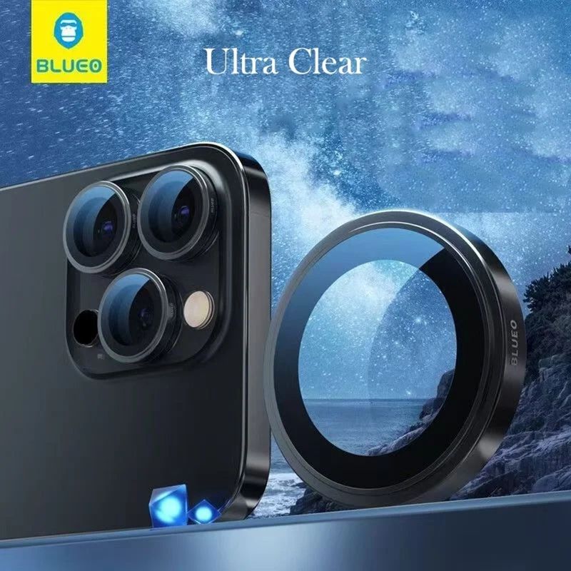 Laptop, Telefoane si Tablete - Telefoane mobile si accesorii - Accesorii Telefoane - Folii protectie telefoane - Folie pentru iPhone 16 Pro / iPhone 16 Pro Max - Albastruo Sapphire Crystal Original Lens Glass - Natural Titanium - Infinity.ro