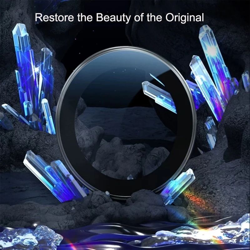 Laptop, Telefoane si Tablete - Telefoane mobile si accesorii - Accesorii Telefoane - Folii protectie telefoane - Folie pentru iPhone 16 Pro / iPhone 16 Pro Max - Albastruo Sapphire Crystal Original Lens Glass - Colorful - Infinity.ro