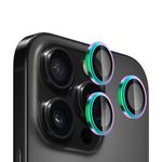 Laptop, Telefoane si Tablete - Telefoane mobile si accesorii - Accesorii Telefoane - Folii protectie telefoane - Folie pentru iPhone 16 Pro / iPhone 16 Pro Max - Albastruo Sapphire Crystal Original Lens Glass - Colorful - Infinity.ro