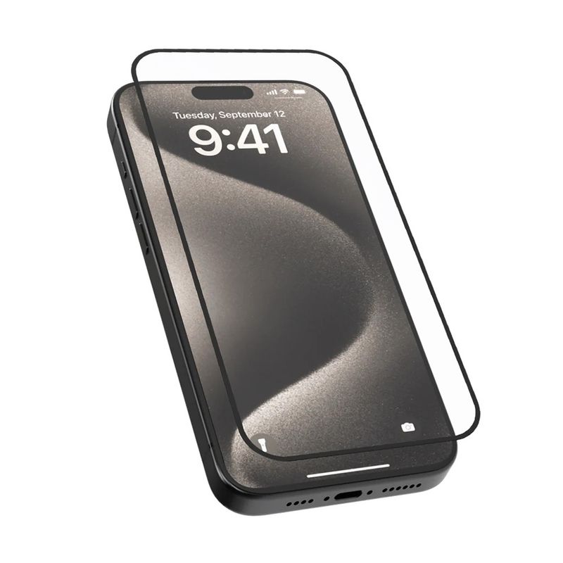 Laptop, Telefoane si Tablete - Telefoane mobile si accesorii - Accesorii Telefoane - Folii protectie telefoane - Folie pentru iPhone 13 Pro Max (set 5) - Albastruo 2.5D Silk Full Cover HD Glass - Negru - Infinity.ro