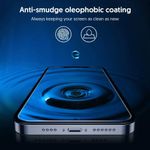 Laptop, Telefoane si Tablete - Telefoane mobile si accesorii - Accesorii Telefoane - Folii protectie telefoane - Folie pentru iPhone 13 Pro Max (set 5) - Albastruo 2.5D Silk Full Cover HD Glass - Negru - Infinity.ro