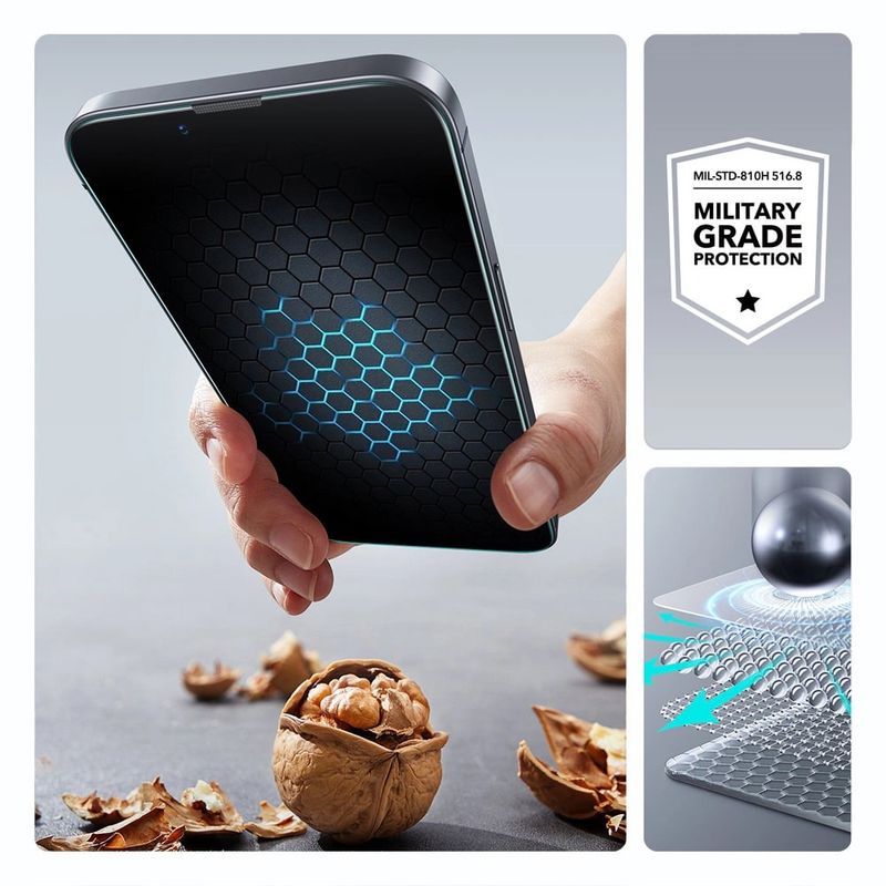 Laptop, Telefoane si Tablete - Telefoane mobile si accesorii - Accesorii Telefoane - Folii protectie telefoane - Folie pentru iPhone 16e (set 2) - ESR TempeRosu Glass UltraFit Tray - Transparent - Infinity.ro
