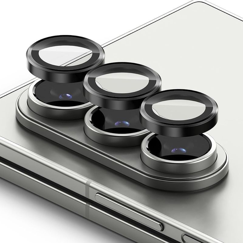 Laptop, Telefoane si Tablete - Telefoane mobile si accesorii - Accesorii Telefoane - Folii protectie telefoane - Folie Camera pentru Samsung Galaxy Z Fold7 - Ringke Camera Lens Frame Glass - Negru - Infinity.ro