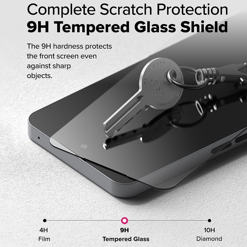 Laptop, Telefoane si Tablete - Telefoane mobile si accesorii - Accesorii Telefoane - Folii protectie telefoane - Folie pentru Nothing Phone (3a) / (3a) Pro (set 2) - Ringke Easy Slide TempeRosu Glass - Transparent - Infinity.ro
