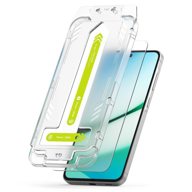 Laptop, Telefoane si Tablete - Telefoane mobile si accesorii - Accesorii Telefoane - Folii protectie telefoane - Folie pentru Samsung Galaxy A36 5G (set 2) - Ringke Easy Slide TempeRosu Glass - Transparent - Infinity.ro
