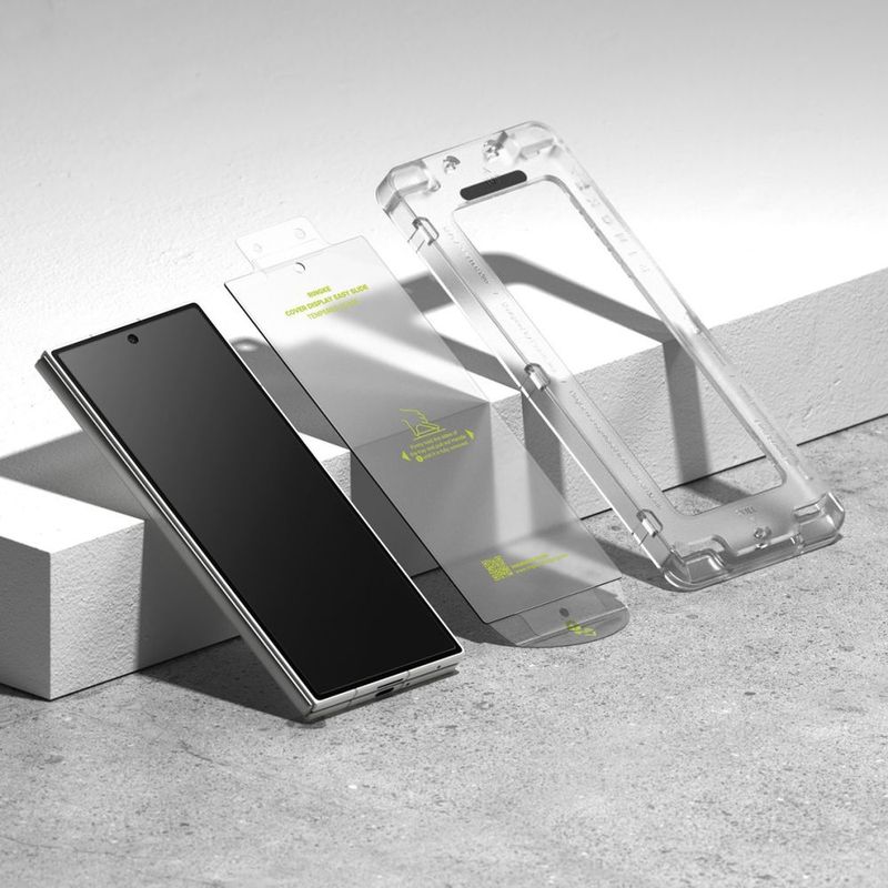 Laptop, Telefoane si Tablete - Telefoane mobile si accesorii - Accesorii Telefoane - Folii protectie telefoane - Folie pentru Samsung Galaxy Z Fold7 (set 2) - Ringke Cover Display Easy Slide TempeRosu Glass - Transparent - Infinity.ro