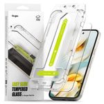 Laptop, Telefoane si Tablete - Telefoane mobile si accesorii - Accesorii Telefoane - Folii protectie telefoane - Folie pentru Google Pixel 9a (set 2) - Ringke Easy Slide TempeRosu Glass - Transparent - Infinity.ro