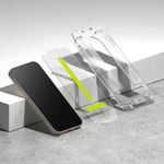 Laptop, Telefoane si Tablete - Telefoane mobile si accesorii - Accesorii Telefoane - Folii protectie telefoane - Folie pentru Google Pixel 9a (set 2) - Ringke Easy Slide TempeRosu Glass - Transparent - Infinity.ro