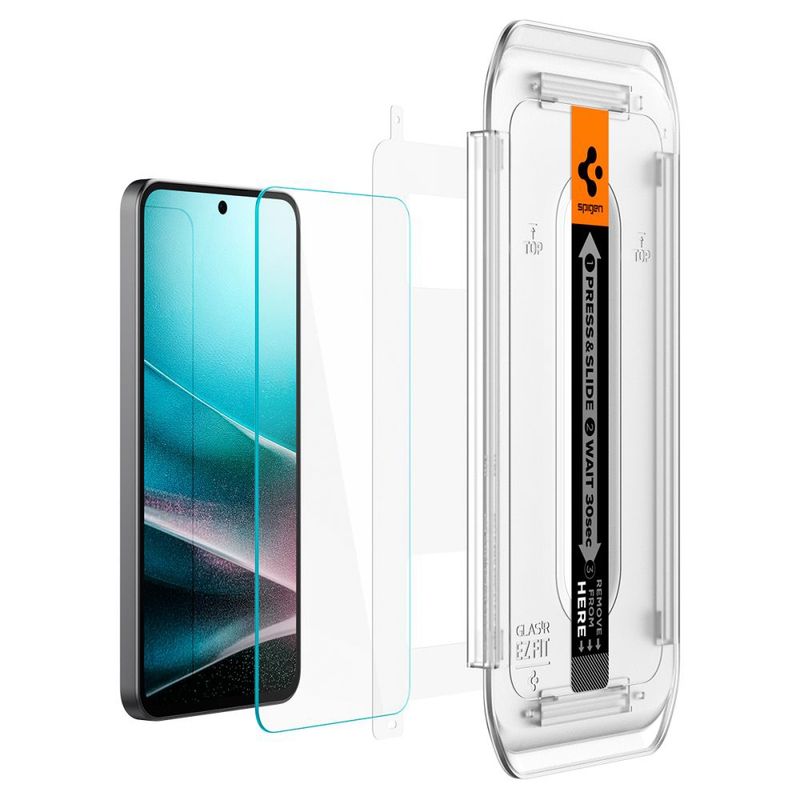 Laptop, Telefoane si Tablete - Telefoane mobile si accesorii - Accesorii Telefoane - Folii protectie telefoane - Folie pentru Samsung Galaxy A36 5G (set 2) - Spigen Glas.tR EZ FIT - Transparent - Infinity.ro