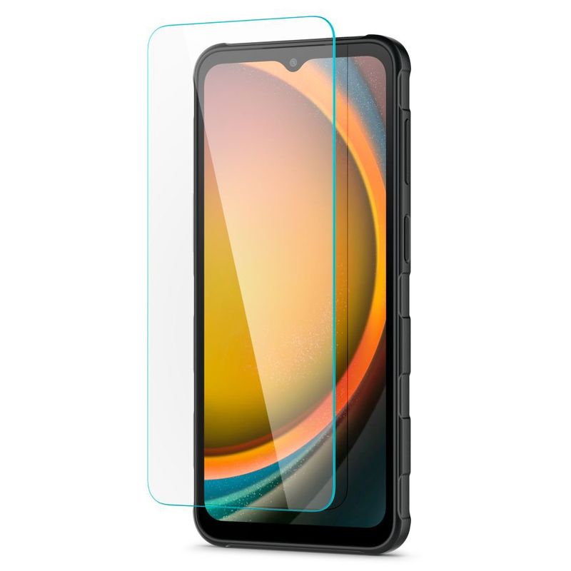 Laptop, Telefoane si Tablete - Telefoane mobile si accesorii - Accesorii Telefoane - Folii protectie telefoane - Folie pentru Samsung Galaxy Xcover7 / Xcover7 Pro (set 2) - Spigen Glas.tR Slim - Transparent - Infinity.ro