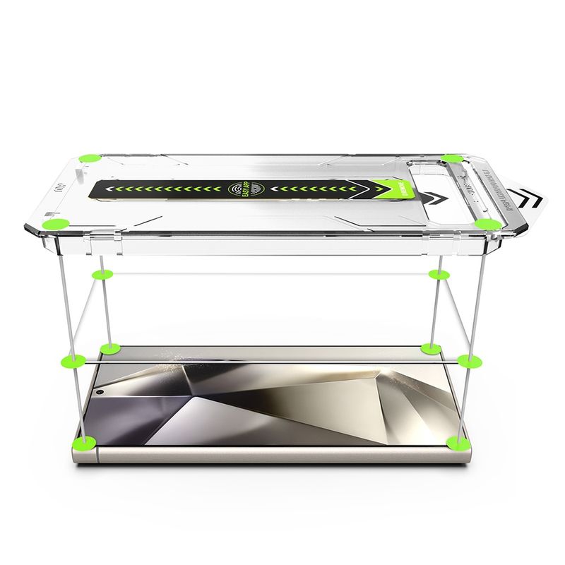 Laptop, Telefoane si Tablete - Telefoane mobile si accesorii - Accesorii Telefoane - Folii protectie telefoane - Folie pentru Samsung Galaxy S24 Ultra - Techsuit TitanGlass CrystalHD [Fingerprint Unlock Compatible] - Transparent - Infinity.ro