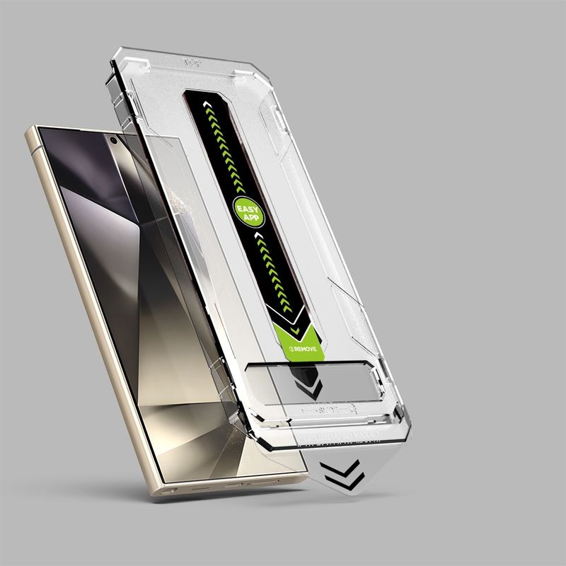 Laptop, Telefoane si Tablete - Telefoane mobile si accesorii - Accesorii Telefoane - Folii protectie telefoane - Folie pentru Samsung Galaxy S24 Ultra - Techsuit TitanGlass CrystalHD [Fingerprint Unlock Compatible] - Transparent - Infinity.ro
