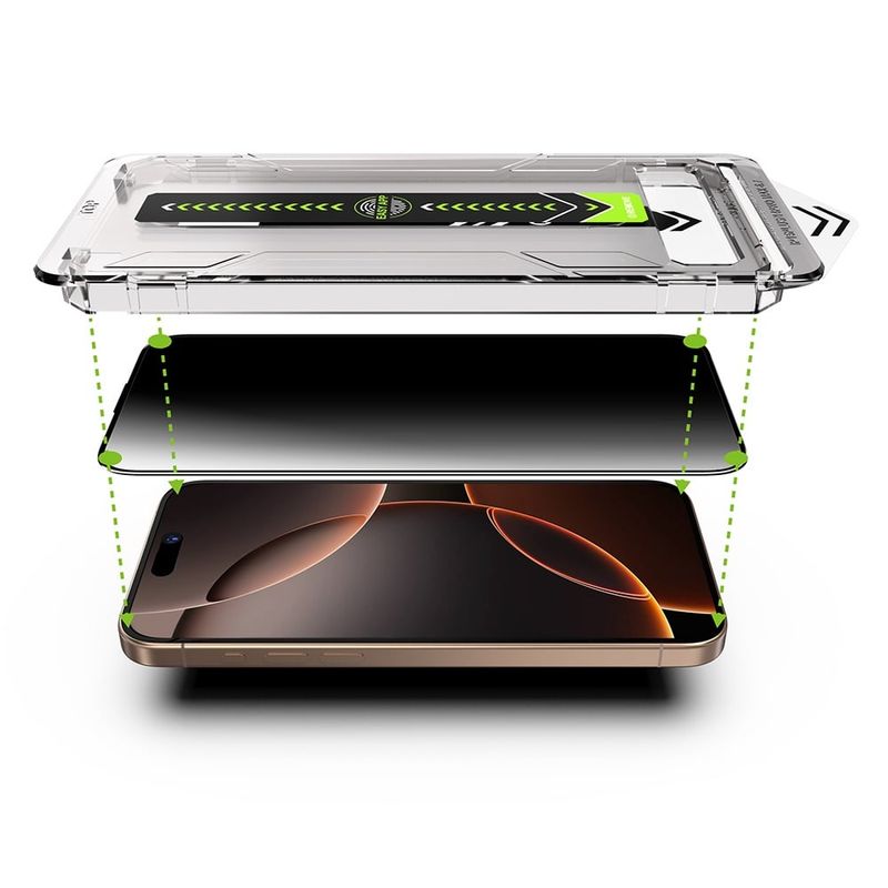 Laptop, Telefoane si Tablete - Telefoane mobile si accesorii - Accesorii Telefoane - Folii protectie telefoane - Folie pentru iPhone 15 / iPhone 16 (set 2) - Techsuit TitanGlass FullCover - Privacy - Infinity.ro