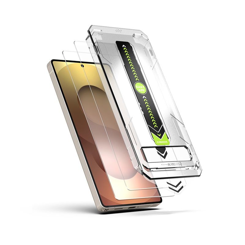 Laptop, Telefoane si Tablete - Telefoane mobile si accesorii - Accesorii Telefoane - Folii protectie telefoane - Folie pentru Samsung Galaxy S25 Ultra (set 2) - Techsuit TitanGlass CrystalHD [Fingerprint Unlock Compatible] - Transparent - Infinity.ro