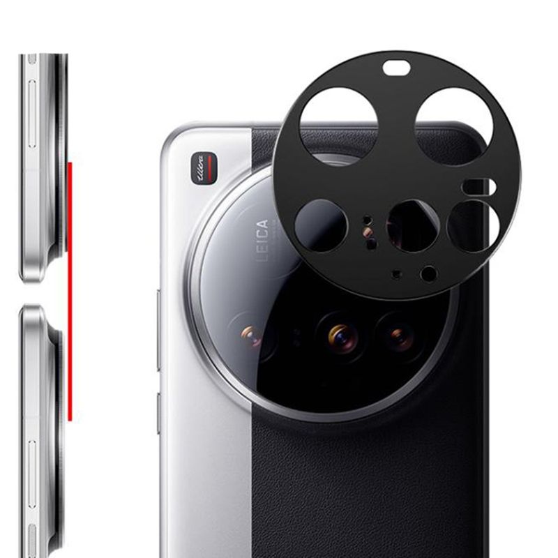 Laptop, Telefoane si Tablete - Telefoane mobile si accesorii - Accesorii Telefoane - Folii protectie telefoane - Folie Camera pentru Xiaomi 15 Ultra - Techsuit Full Camera Glass - Negru - Infinity.ro