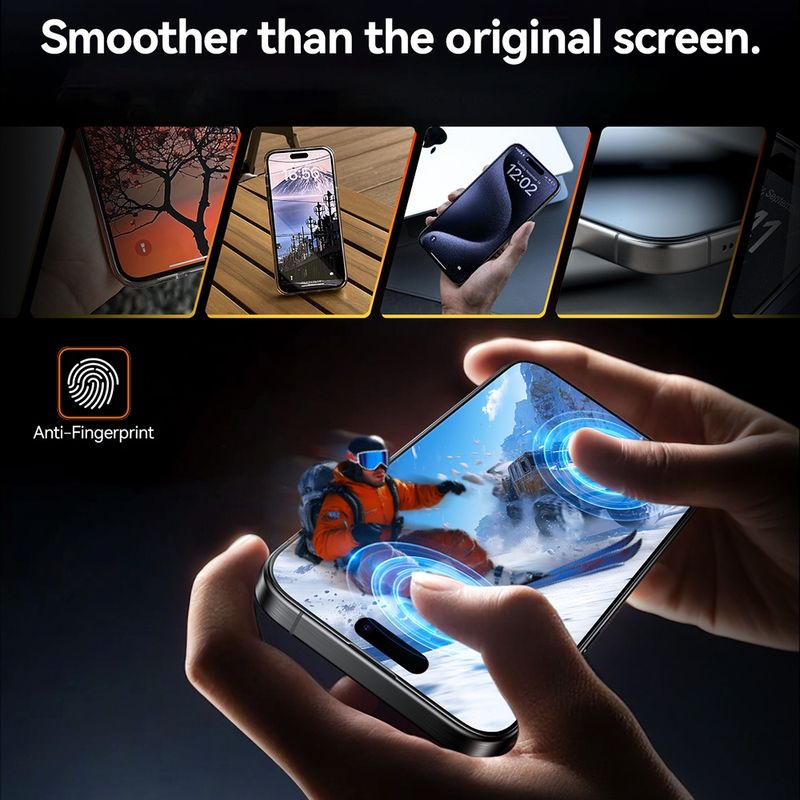 Laptop, Telefoane si Tablete - Telefoane mobile si accesorii - Accesorii Telefoane - Folii protectie telefoane - Folie pentru iPhone 16 - Torras GlassGo Install Master - Negru - Infinity.ro