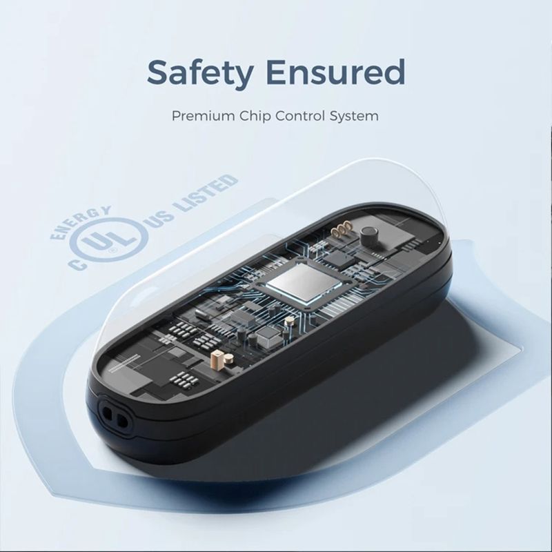 Laptop, Telefoane si Tablete - Telefoane mobile si accesorii - Accesorii Telefoane - Baterii externe - Hand Warmer Reincarcabil cu Baterie Externa, Type-C, Magnetic, MagTwin, 2x 2600mAh - Ocoopa (UT2S-MINI-BK) - Negru - Infinity.ro