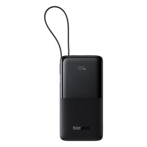 Power Bank 20000mAh, 20W, Cablu Incorporat Type-C - Baseus Bipow 2 (P10077101113-01) - Negru