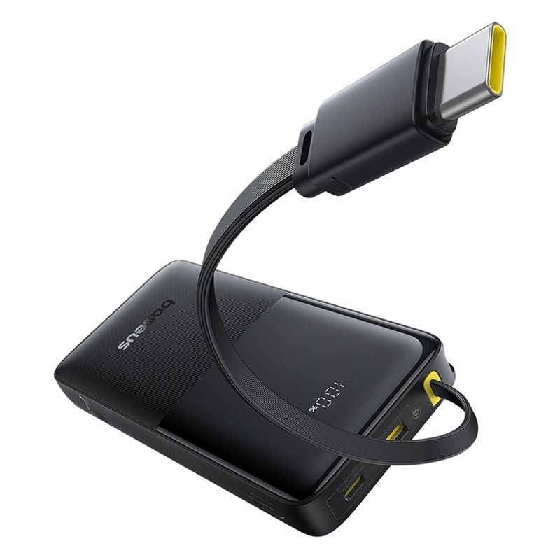 Laptop, Telefoane si Tablete - Telefoane mobile si accesorii - Accesorii Telefoane - Baterii externe - Power Bank 20000mAh, 20W, Cablu Incorporat Type-C - Baseus Bipow 2 (P10077101113-01) - Negru - Infinity.ro
