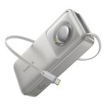 Laptop, Telefoane si Tablete - Telefoane mobile si accesorii - Accesorii Telefoane - Baterii externe - Power Bank 20000mAh, 65W, Cablu Incorporat Type-C - Baseus Free2Pull (P10073700843-00) - Gri - Infinity.ro