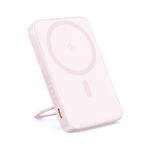 Laptop, Telefoane si Tablete - Telefoane mobile si accesorii - Accesorii Telefoane - Baterii externe - Acumulator Extern Type-C, Qi2, 20W, 5000mAh, cu Cable Type-C - Baseus PicoGo (P10076800213-01) - Roz - Infinity.ro