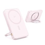 Laptop, Telefoane si Tablete - Telefoane mobile si accesorii - Accesorii Telefoane - Baterii externe - Acumulator Extern Type-C, Qi2, 20W, 5000mAh, cu Cable Type-C - Baseus PicoGo (P10076800213-01) - Roz - Infinity.ro